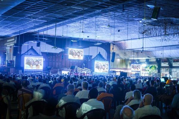 Screening of the documentary Amma's Way in Amritapuri